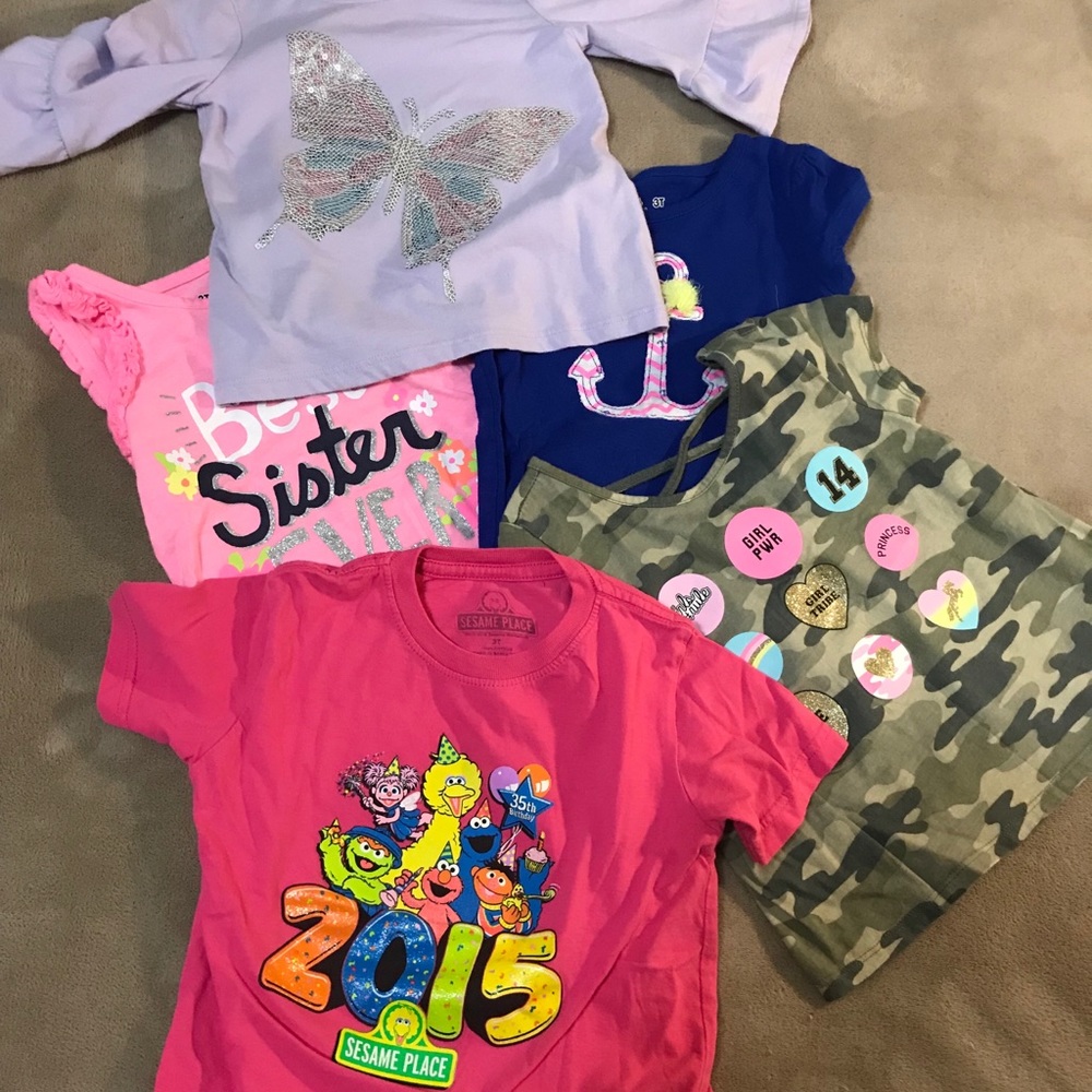Girls Bundle shirts size 3T